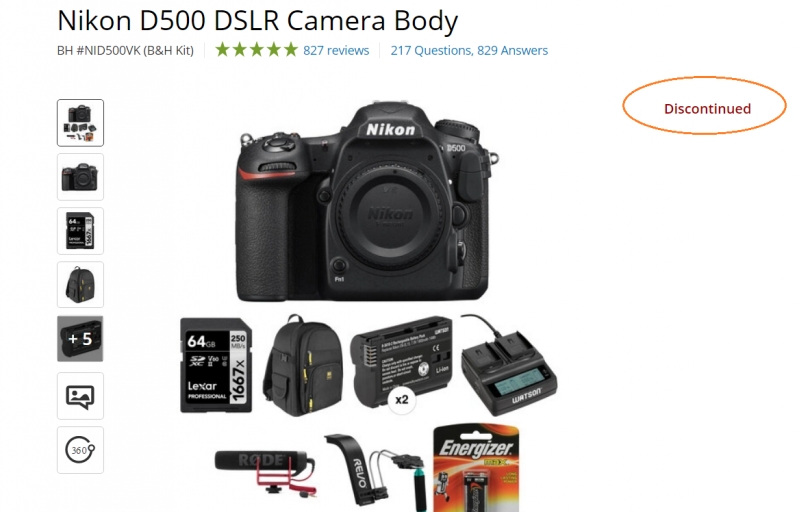  Nikon D500 