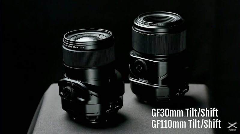 Fujifilm    GF30mm F5.6 Tilt/Shift  GF110mm F5.6 Tilt/Shift