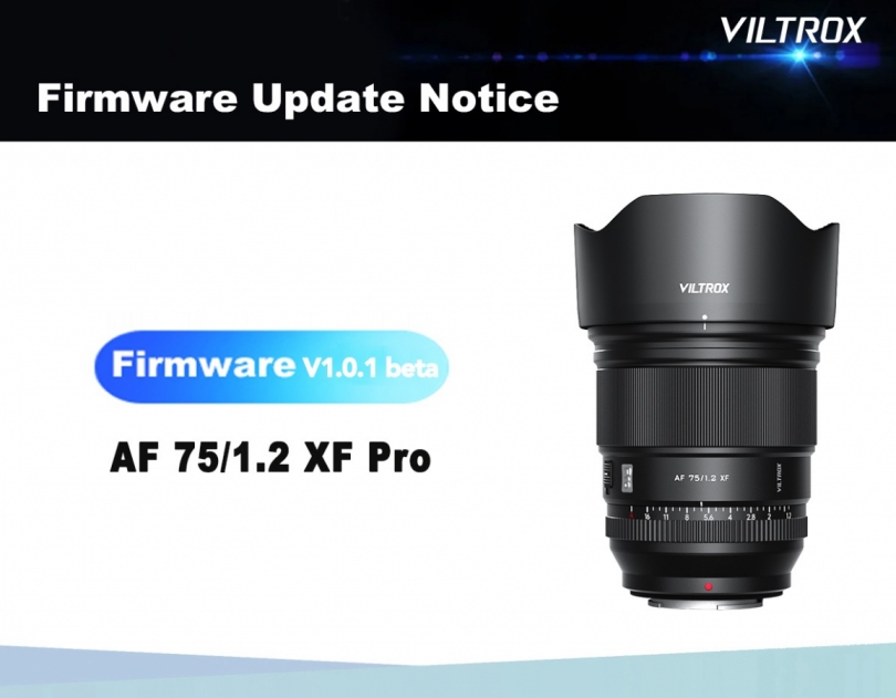 VILTROX     AF 75mm f/1.2 XF  1.0.1 beta