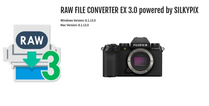 RAW File Converter EX 3.0    FUJIFILM X-S20