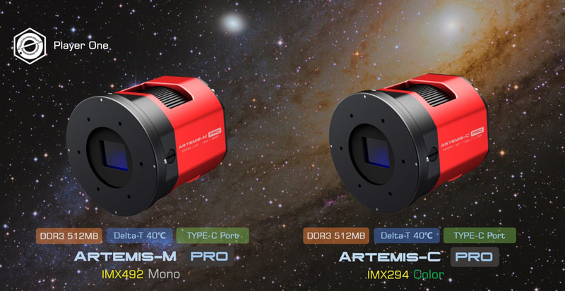 Player One Astronomy Artemis-C Pro  Artemis-M Pro     