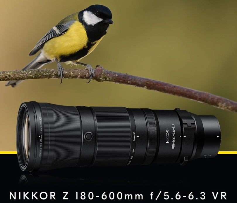   Nikon NIKKOR Z 180-600mm f/5.6-6.3 VR 