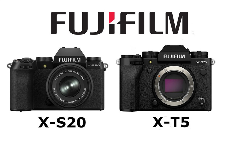   fujifilm x-t5 x-s20   