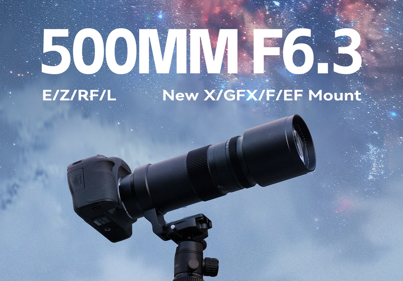 TTArtisan 500mm F6.3    X/GFX/EF/F
