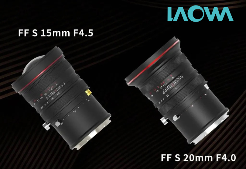  LAOWA FF S 15mm F4.5  FF S 20mm F4.0  XCD