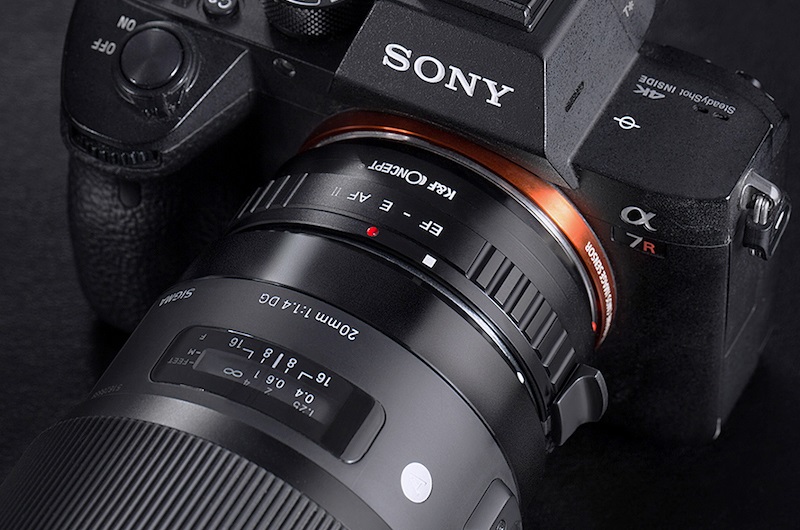 K&F Concept EF-E AF II    Canon EF   Sony E