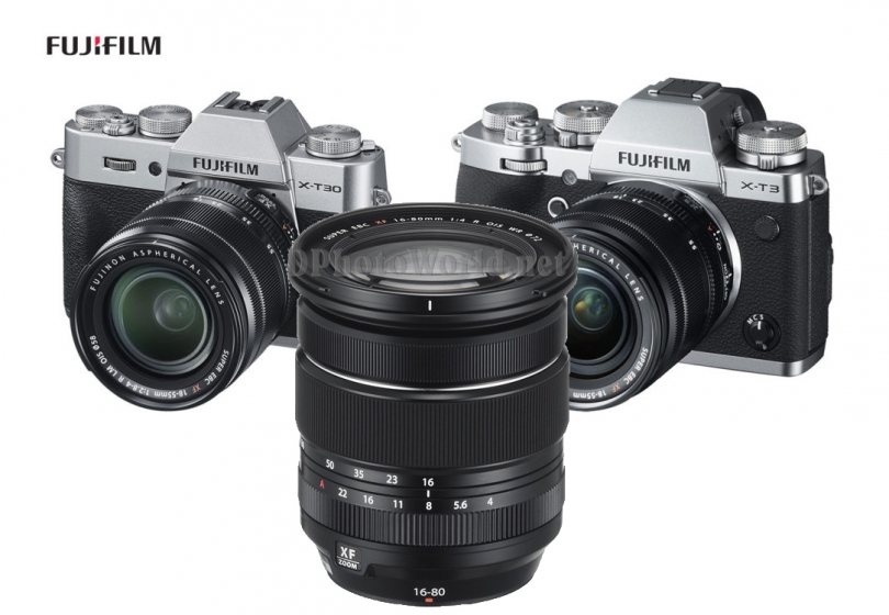    Fujifilm X-T3, X-T30  XF 16-80mm f/4