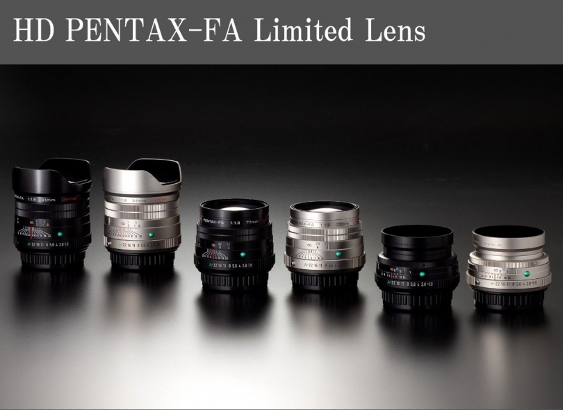 HD PENTAX-FA 31mm F1.8,43mm F1.9  77mm F1.8 Limited    