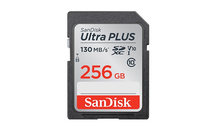   SanDisk Ultra Plus SDHC/SDXC UHS-I  256 