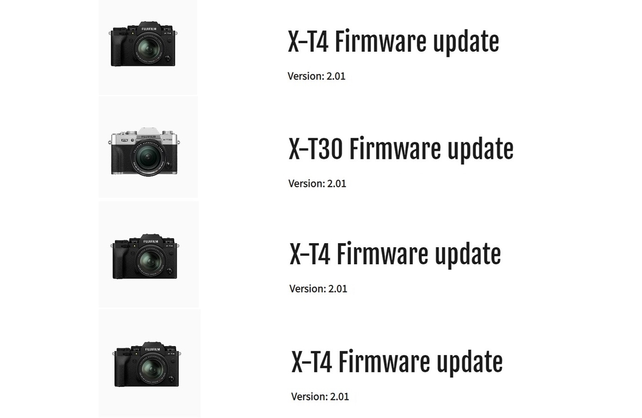 Fujifilm firmware